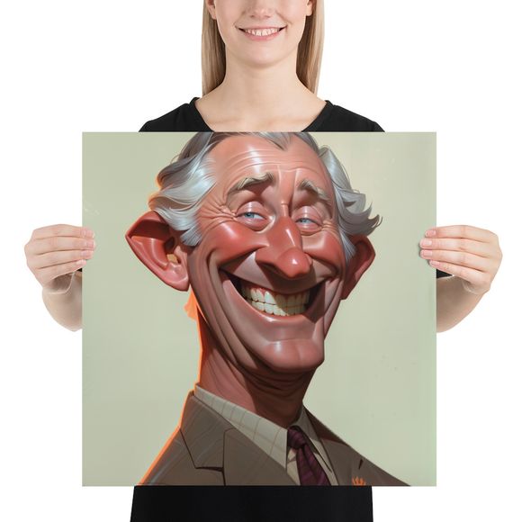 King Charles III: A Royal Caricature