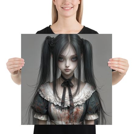 AI Masterpiece: Porcelain Doll