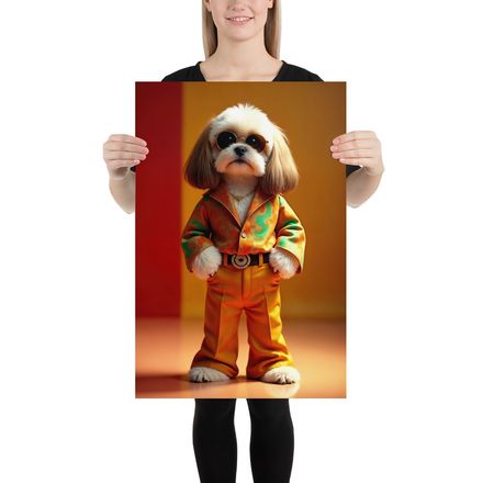 Barkley’s Boogie: The Groovy 70s Shih Tzu