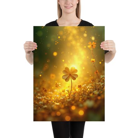 The Gilded Clover: A Golden Moment of Luck