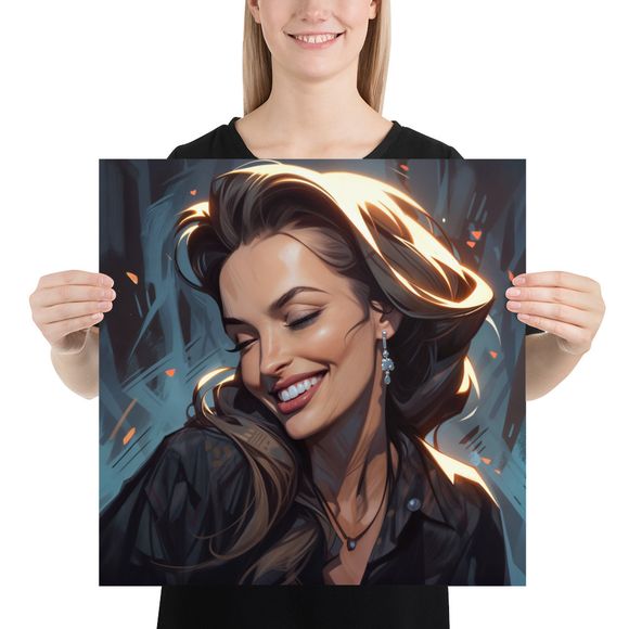 AI Masterpiece: Angelina Jolie - The Radiant Smile