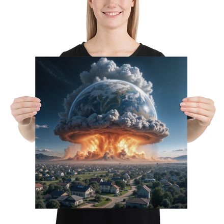 The Shattered Earth: A Surreal Apocalypse