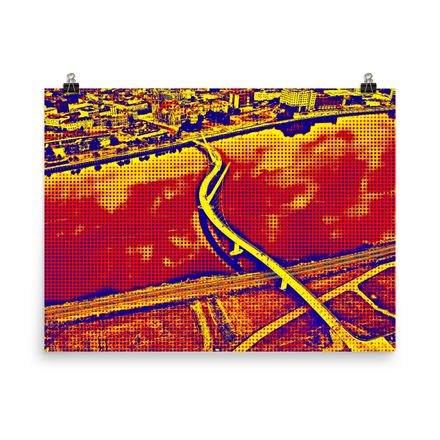 Pop Art Pulse: The Peace Bridge in Technicolor