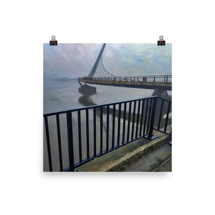 Foyle Serenity: A Painterly View of the Peace Bridge