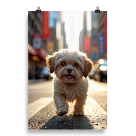 &quot;Golden Hour Stroll&quot;: Bella the Joyful Shih Tzu