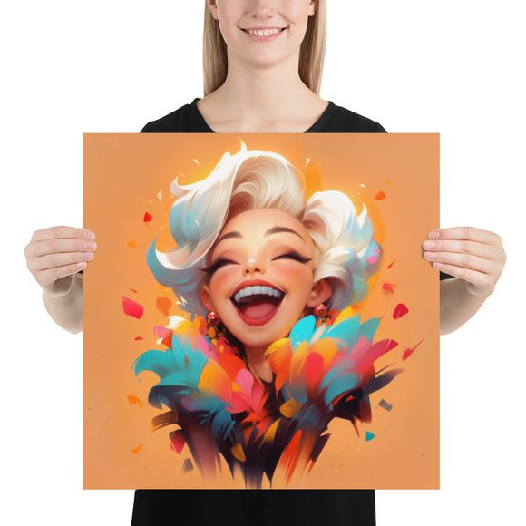 Marilyn Monroe: Joyful Caricature
