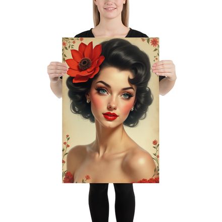 Ruby Rose: Vintage Glamour Portrait