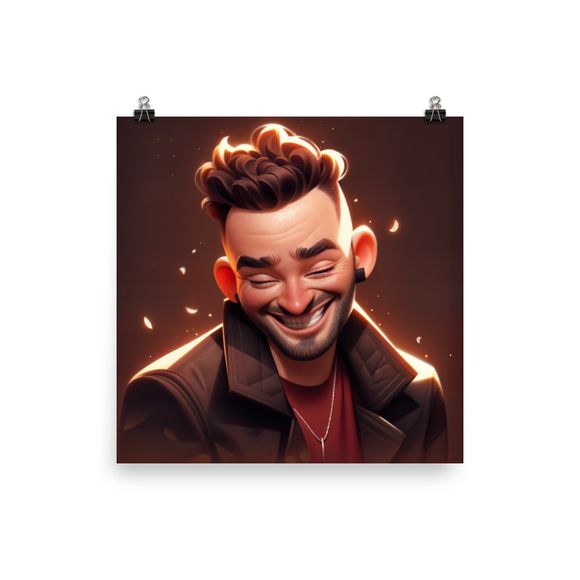 AI Caricature: Sam Smith&#x27;s Joyful Spirit