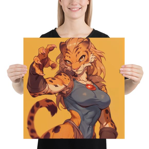 AI Art: Cheetara&#x27;s Lightning-Fast Pose