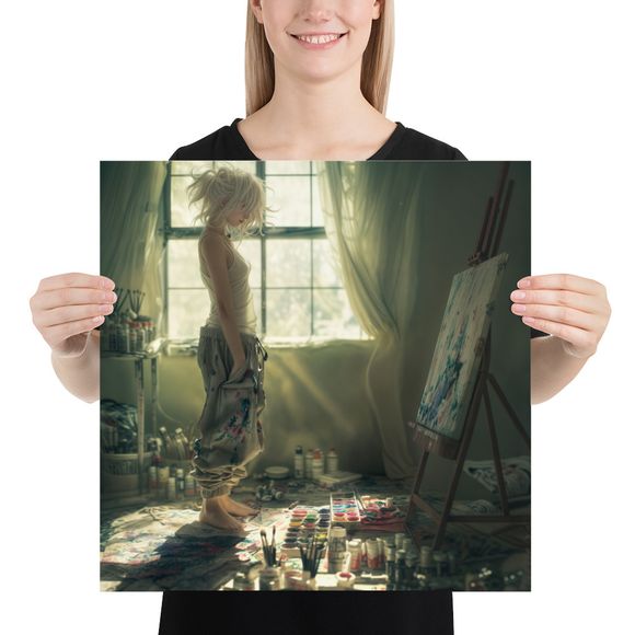 The Painter&#x27;s Sanctuary: Moment of Creation - Exclusive AI Art