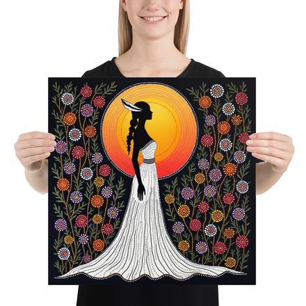 &quot;Solar Serenity&quot;: Elara of the Dot Garden