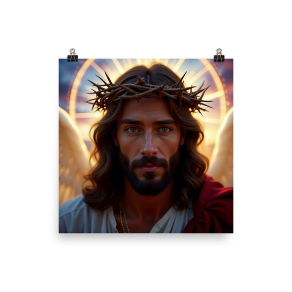 Divine Radiance: A Portrait of Jesus Christ