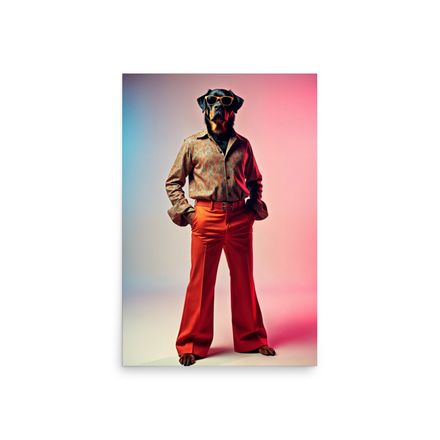 Rocco Retro: The Groovy Rottweiler