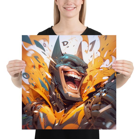 AI Masterpiece: Batman - The Laughing Knight Caricature