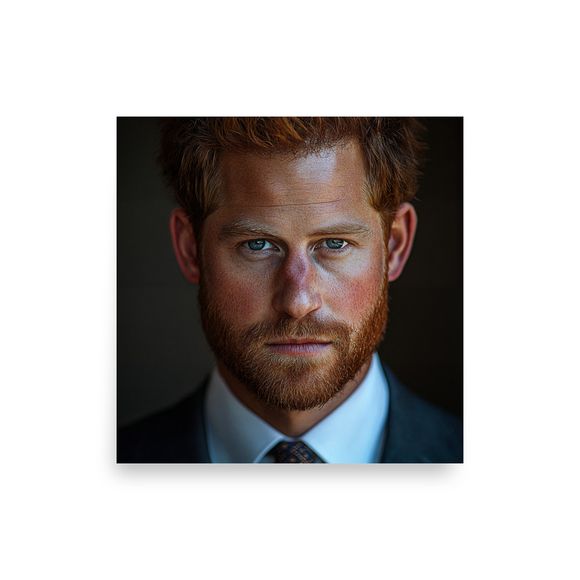 Royal Gaze: A Portrait of Prince Harry