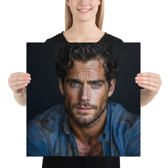 AI Masterpiece: Henry Cavill - The Blue-Eyed Enigma