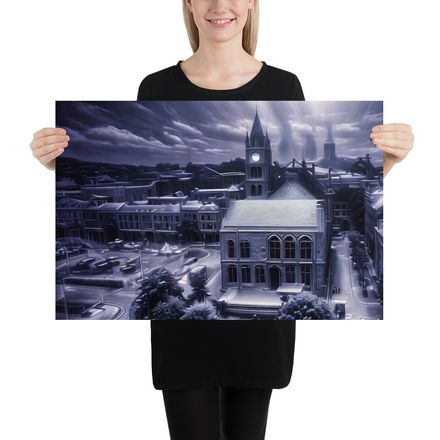 Midnight Chrome: A Surreal Vision of the Guildhall