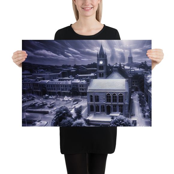 Midnight Chrome: A Surreal Vision of the Guildhall