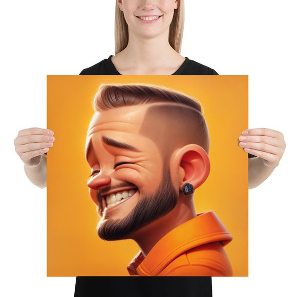 Sunny Smile - Justin Timberlake AI Caricature