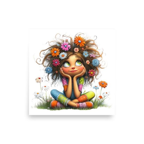 The Whimsical Flower Child