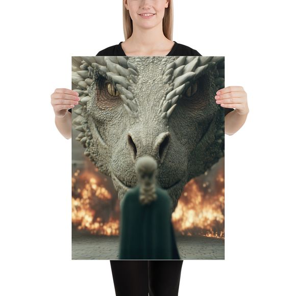 The Dragon’s Gaze: A Hyper-Realistic Cinematic Confrontation