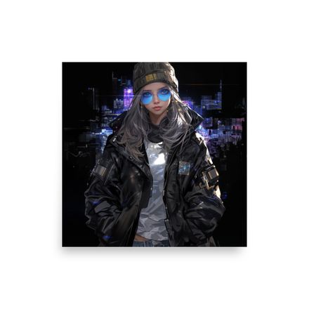 The Hacker&#x27;s Blues: Cyber Street Style - Exclusive AI Art