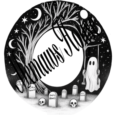 Graveyard and Giggles Hat burning template.