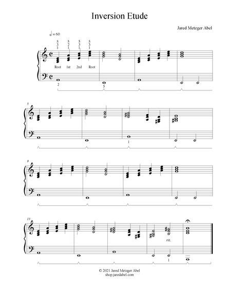 Inversion Etude (Chord Inversions)
