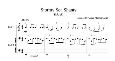 Stormy Sea Shanty (Duet)