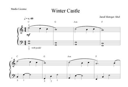 Winter Castle (with Preparatory Pages)