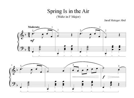 Spring Is in the Air (Waltz in F Major)