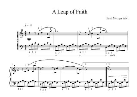 A Leap of Faith (New Arrangement)