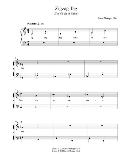 Zigzag Tag (Circle of Fifths)