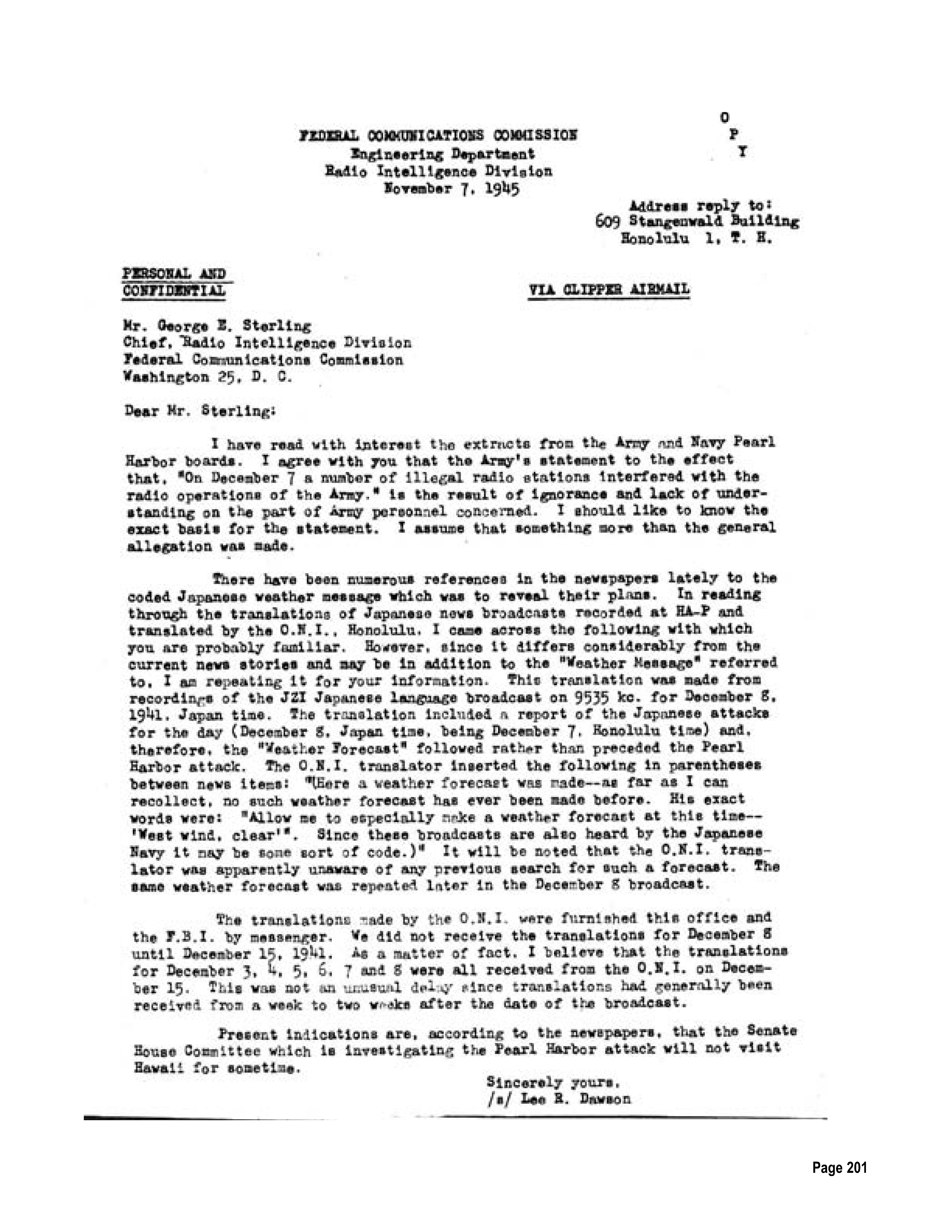 World War II: Pearl Harbor: National Security Agency, CIA