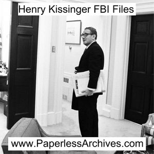 Henry Kissinger FBI Files