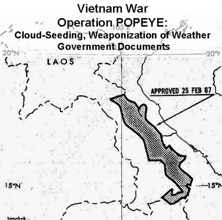 Vietnam War Operation POPEYE: Cloud-Seeding, Weaponization of Weather Government Documents