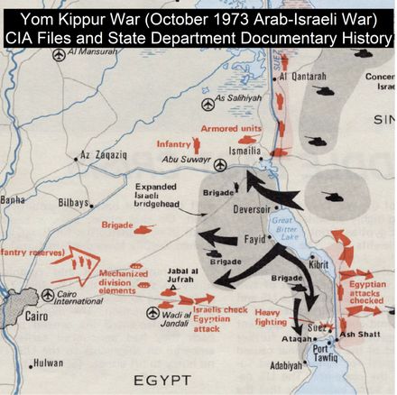 Yom Kippur War (October 1973 Arab-Israeli War) CIA Files and State Department Documentary History