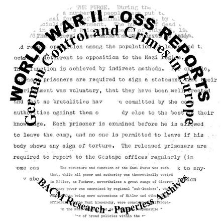 World War II: German Control and Crimes in Europe OSS Reports (1943-1945) - Download