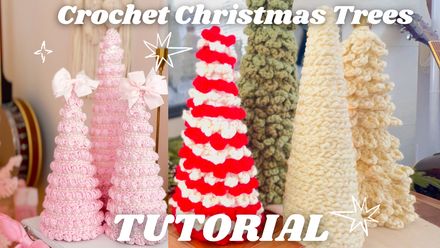 Crochet Christmas Trees (Righty &amp; Lefty Included)