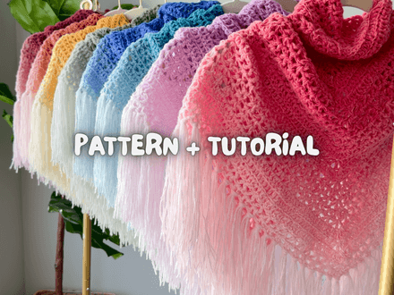 Lahaina Shawl (Pattern + Tutorial)