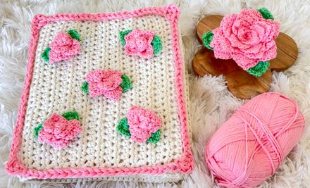 Rose Avenue Journal (5 Small Roses with Boarder)