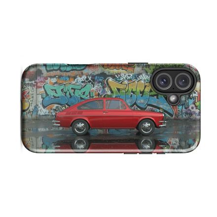 Volkswagen 1600 Fastback - Graffiti Art - IPhone Case