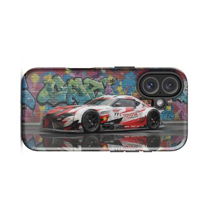 Toyota GR Supra GT300 - Graffiti Art - Tough IPhone Case