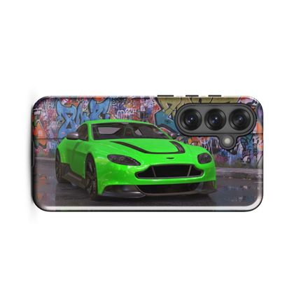Aston Martin Vantage GT12 - Graffiti Art - Samsung Phone Case