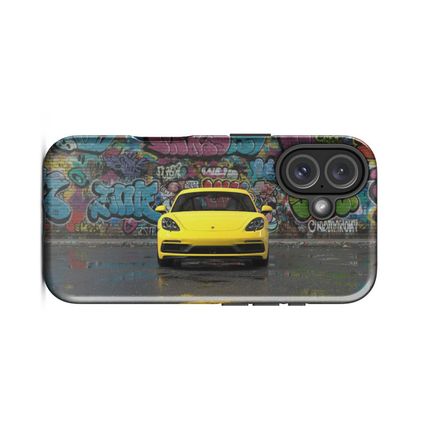 Porsche 718 Cayman GTS (982) Graffiti Art - Though IPhone Case