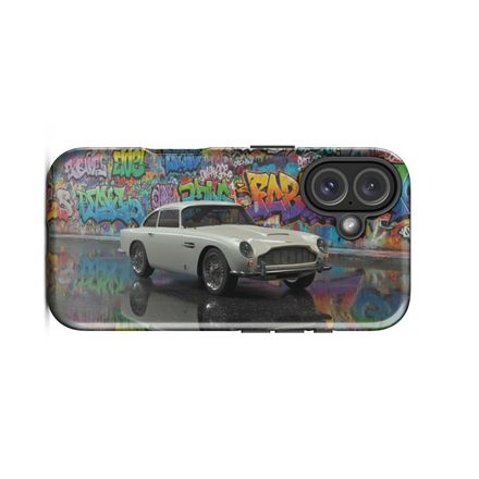 Aston Martin DB5 - Graffiti Art - IPhone Case
