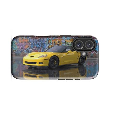 Chevrolet Corvette C6 - Graffiti Art - IPhone Case