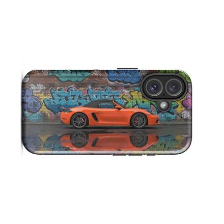 Porsche 718 Boxster S Graffiti Art - Though IPhone Case