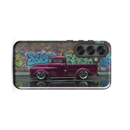 Dodge B-Series Pickup - Graffiti Art - Though Samsung Phone Case