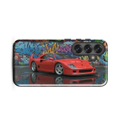 Ferrari F40 - Graffiti Art - Samsung Phone Case